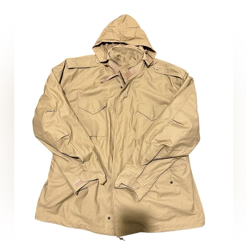 Alpha Industries Coat XL Regular Tan M65 Field Jacket First Gen Y2K Repro